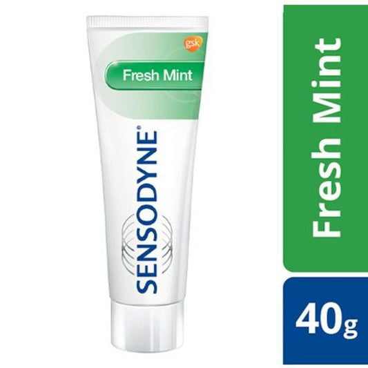 Sensodyne Fresh Mint Toothpaste - For Sensitive Teeth, 40 g