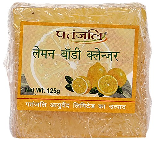 Patanjali Lemon Body Cleanser, 125g (Pack of 5)