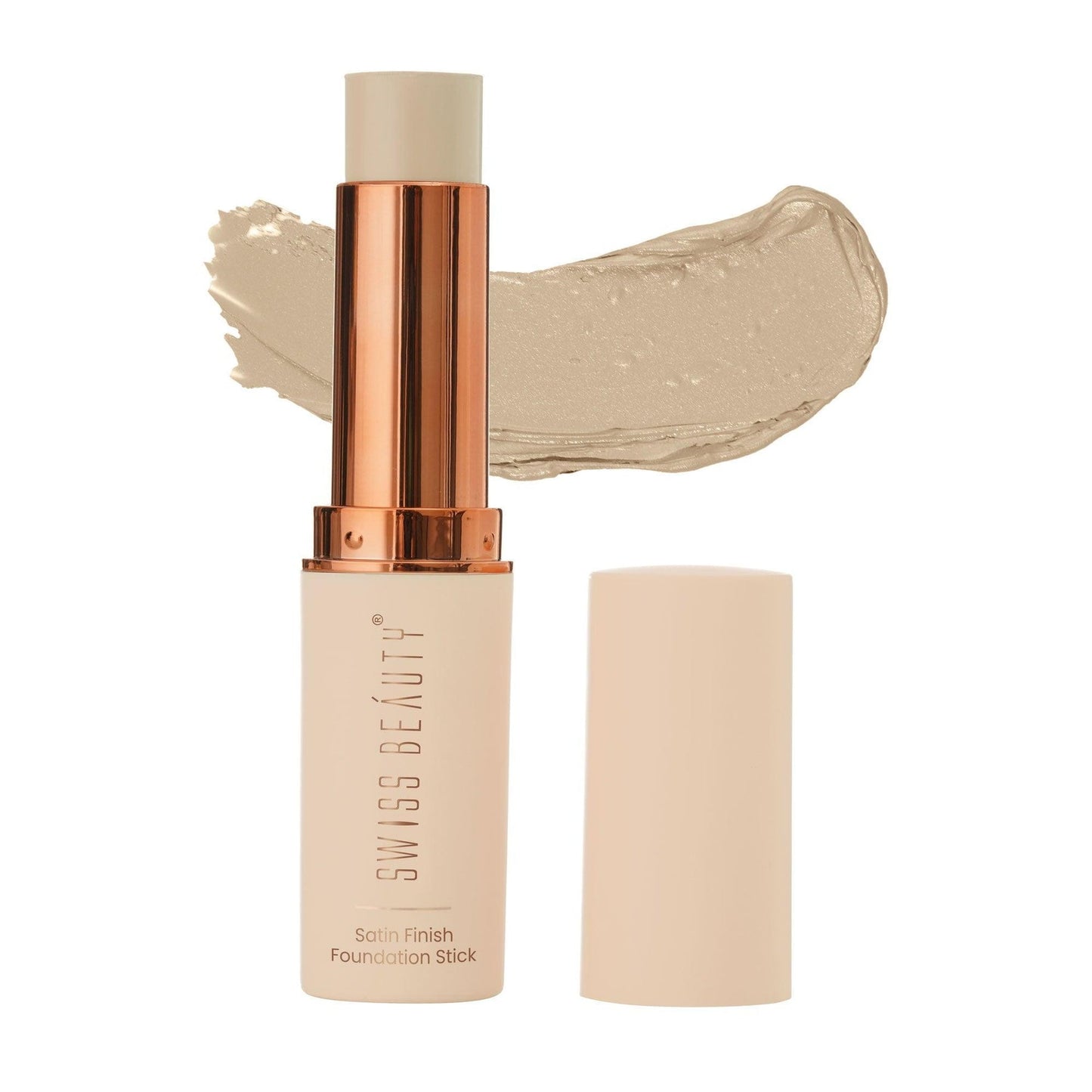 SWISS BEAUTY Satin Finish Panstick Foundation to Conceal & Cover, Buildable Coverage | Sti