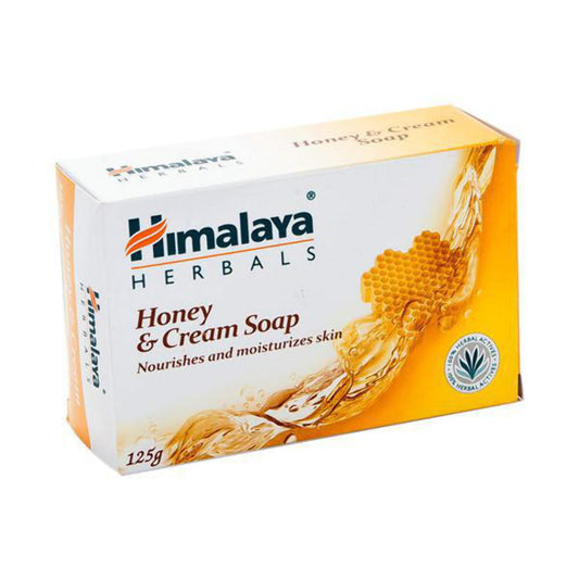 Himalaya Honey & Cream Soap Nourishes and Moisturizes Skin 125g (Pack of 3)
