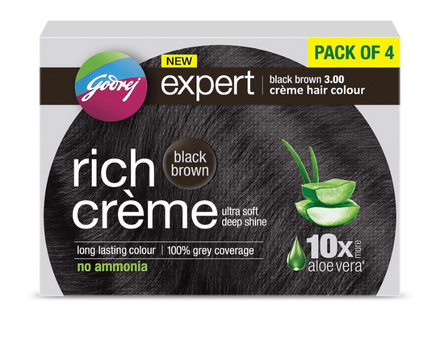 Godrej Hair Colour Black Brown ( pack of 4) - 40gm