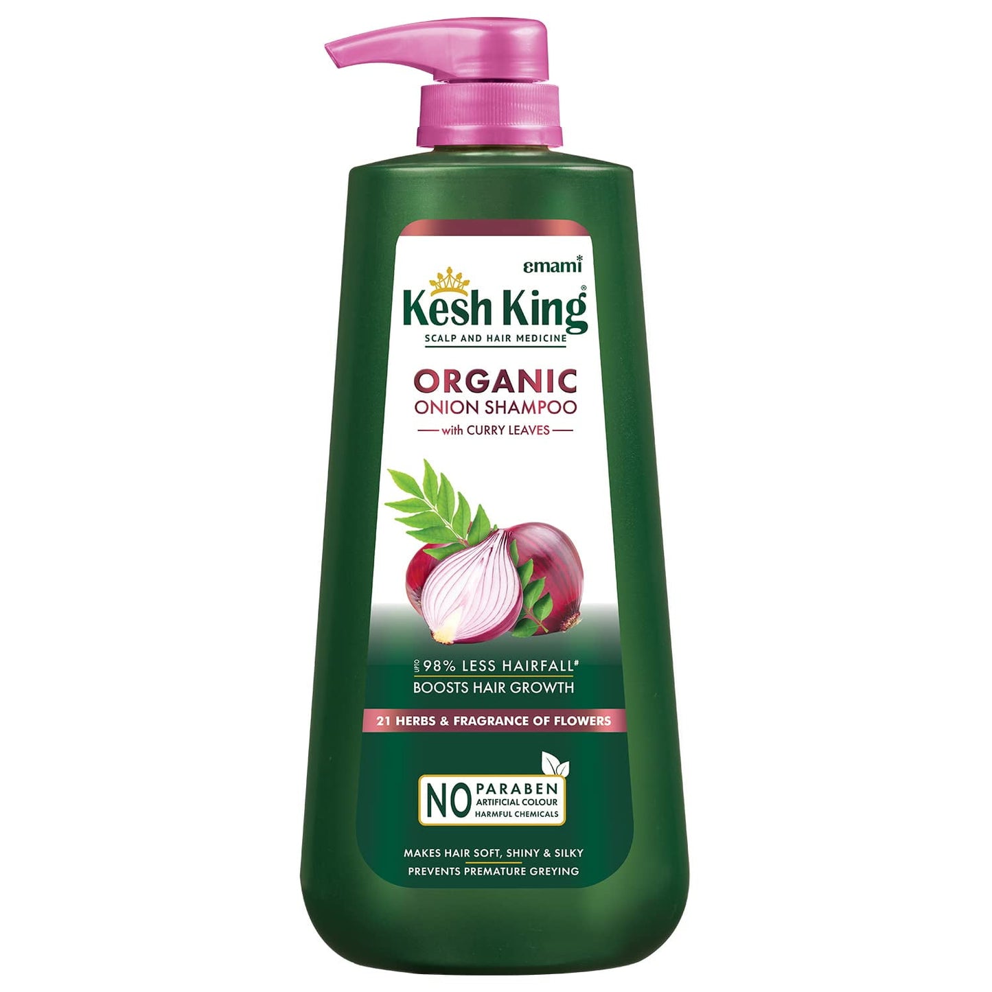 Kesh King Onion Hair Growth Shampoo Reduces Split Ends & Frizz, Repairs Dry & Damaged Hai