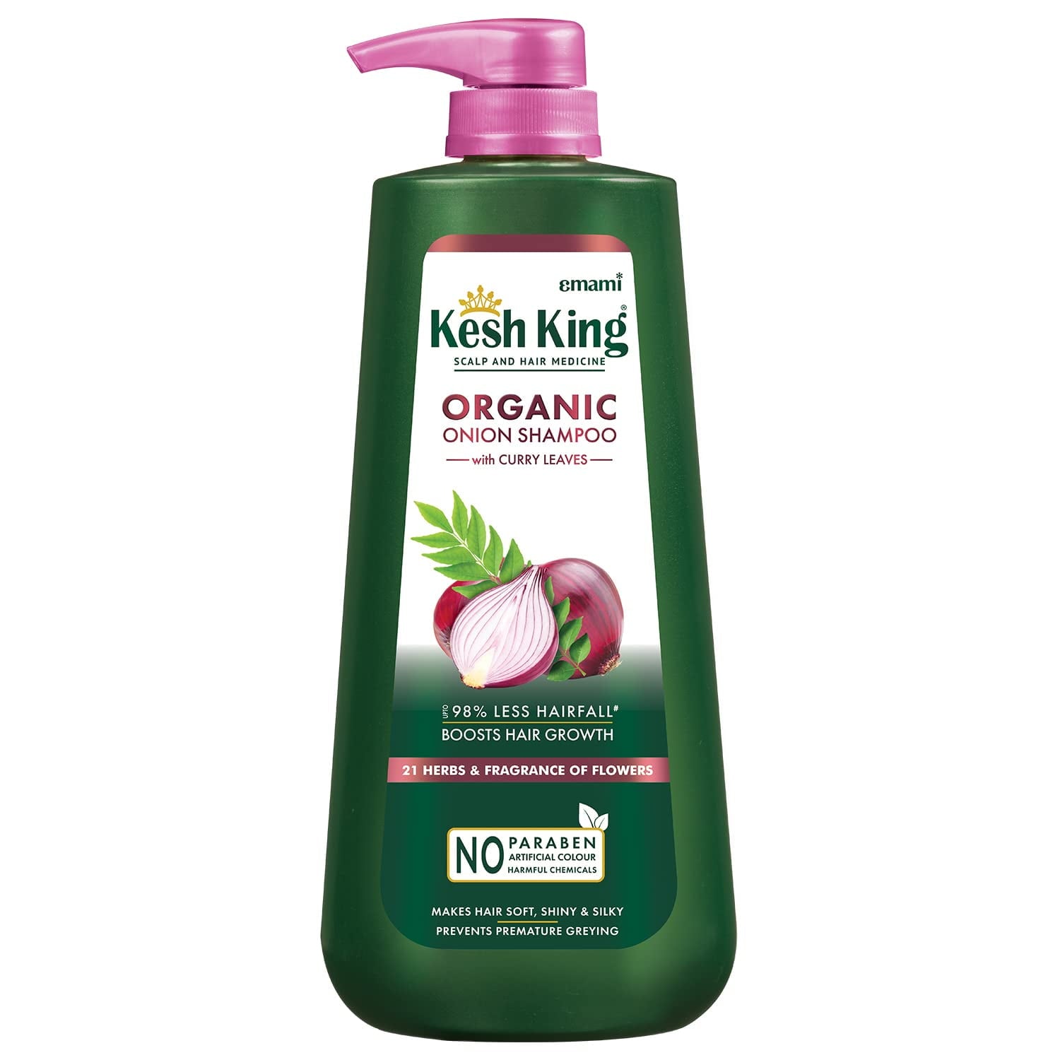 Kesh King Onion Hair Growth Shampoo Reduces Split Ends & Frizz, Repairs Dry & Damaged Hai