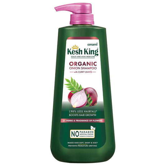 Kesh King Onion Hair Growth Shampoo Reduces Split Ends & Frizz, Repairs Dry & Damaged Hai