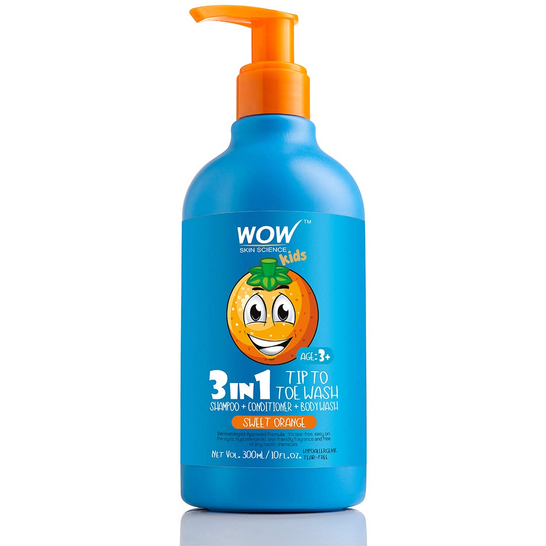 WOW Skin Science Kids Tip To Toe Wash, 300 ml