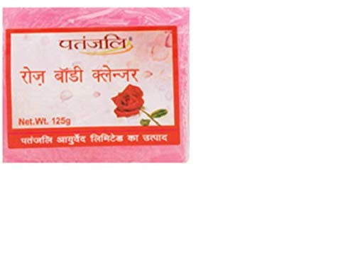 Patanjali Rose Body Cleanser, 125g (Pack of 5)