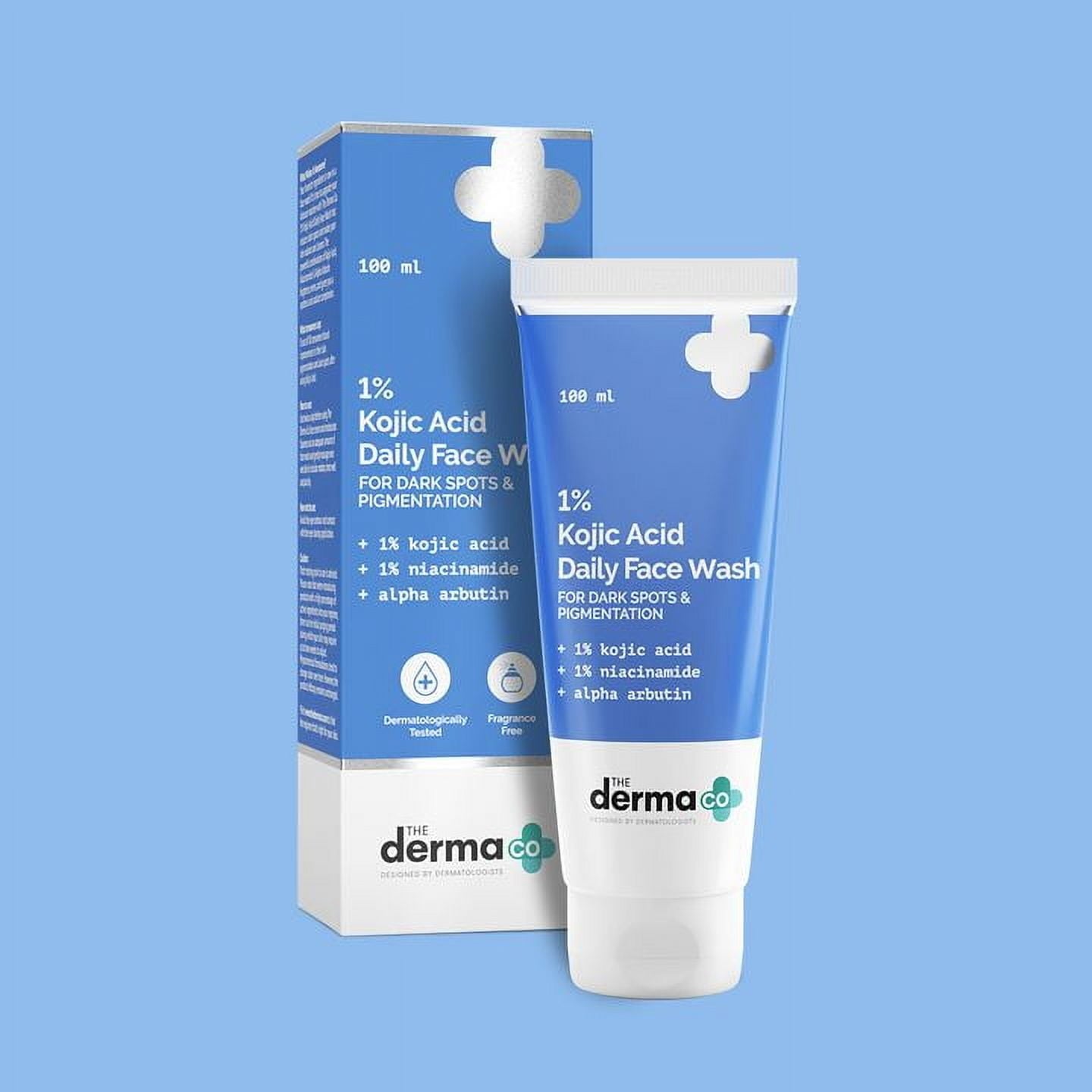 The Derma co 1% Kojic Acid FaceWash with Niacinamide & Alpha Arbutin For Dark Spots & Pigm