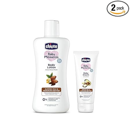 Chicco Baby Moments BodyLotion 200ml and Baby Cream 50g