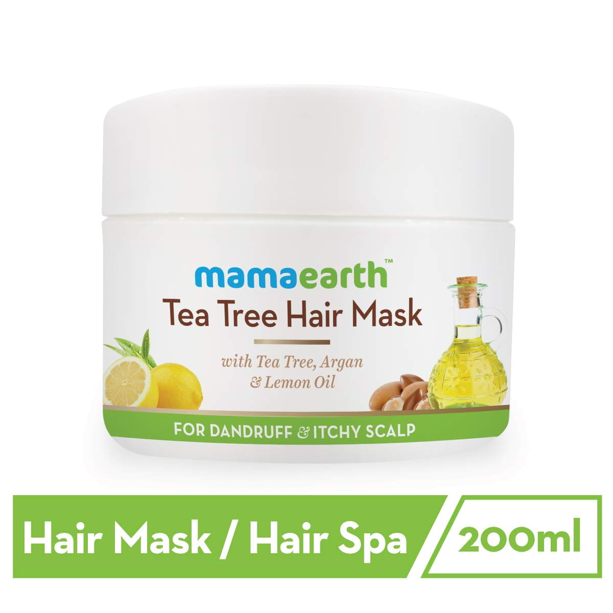 Mamaearth Anti Dandruff Tea Tree HairMask with Tea Tree and Lemon Oil For Danrduff Control