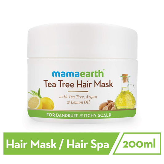 Mamaearth Anti Dandruff Tea Tree HairMask with Tea Tree and Lemon Oil For Danrduff Control