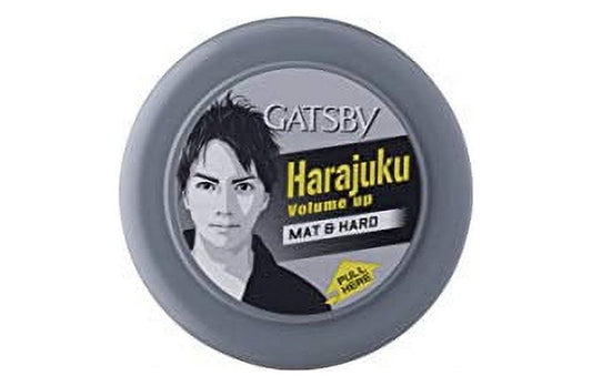 Gatsby Hair Styling Wax Matt & Hard 75g Grey