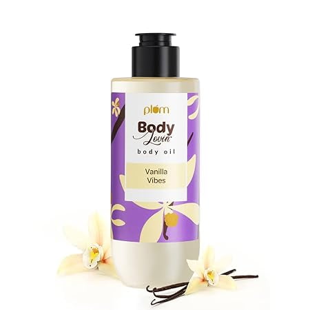 Plum BodyLovin' Vanilla Vibes BodyOil | Intense Moisture & Instant Glow | Long Lasting War