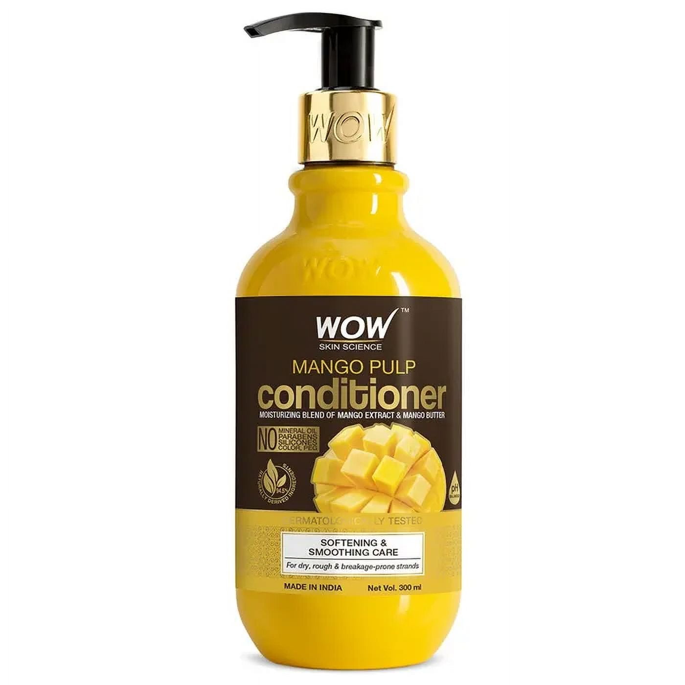 Wow Skin Science Mango Conditioner for Healthy Hair - No Mineral Oil, Parabens, Silicones,