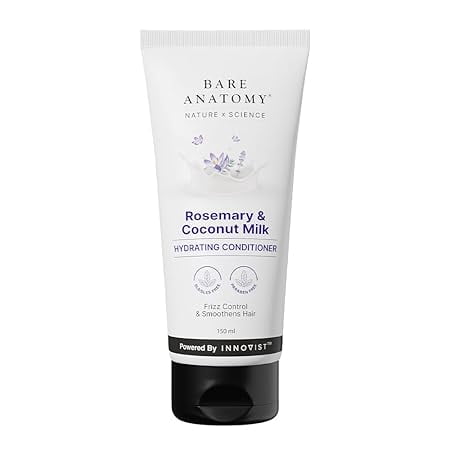 Bare Anatomy Nature x Science Rosemary & Coconut Milk Hydrating Conditioner | Natural cond