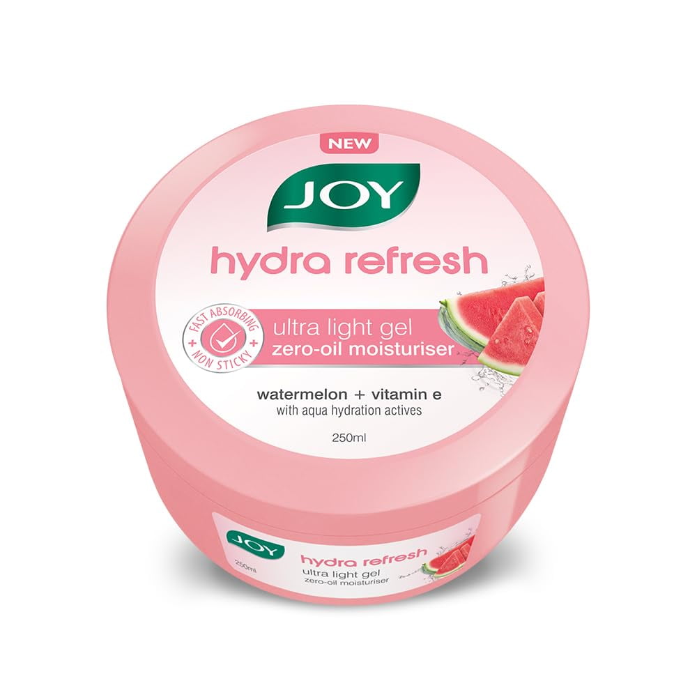 Joy Hydra Refresh Ultra Light Gel Oil Free Face Moisturizer with Watermelon & Vitamin E |