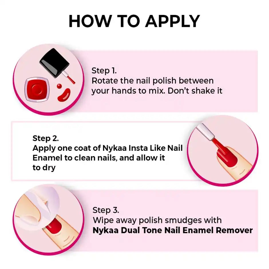 Nykaa Cosmetics Nail Enamel - Pink Portrait 360