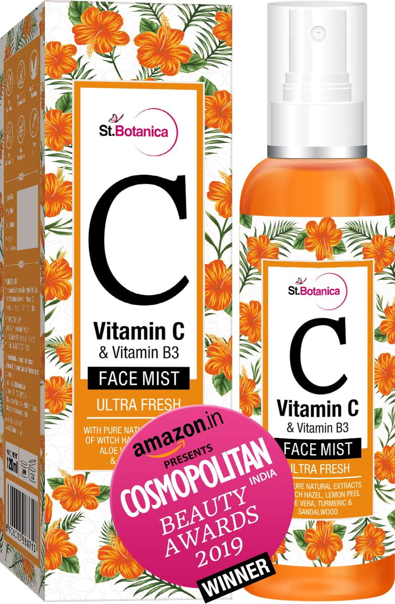 StBotanica Vitamin C & B3 Face Mist, Ultra Fresh - 120ml