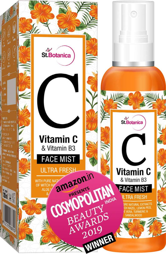StBotanica Vitamin C & B3 Face Mist, Ultra Fresh - 120ml
