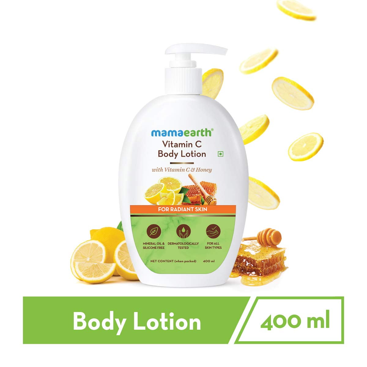 Mamaearth Vitamin C BodyLotion 400 ml.