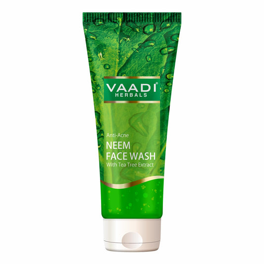 Vaadi Herbals Anti Acne Neem Face Wash with Tea Tree Extract,