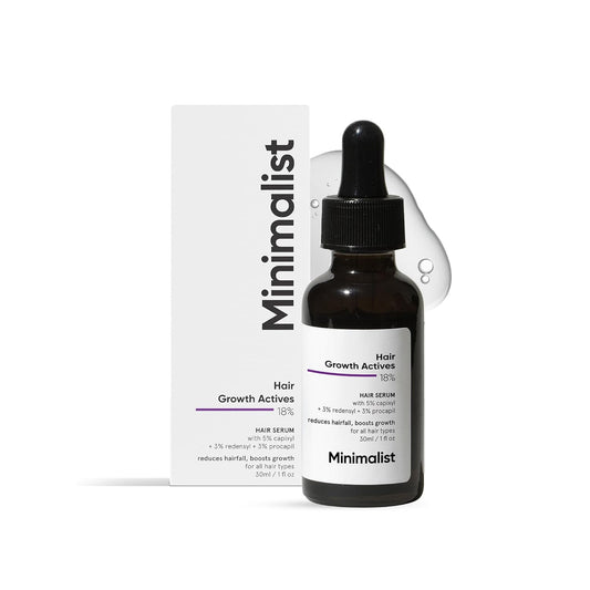 Minimalist Hair Growth Actives 18% Serum: Procapil, Capixyl,