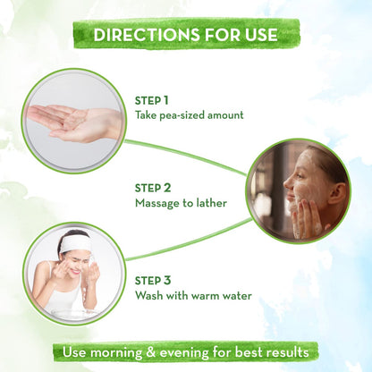 Mamaearth Vitamin C Face Wash: Gentle & Hydrating, Turmeric, 100 ml