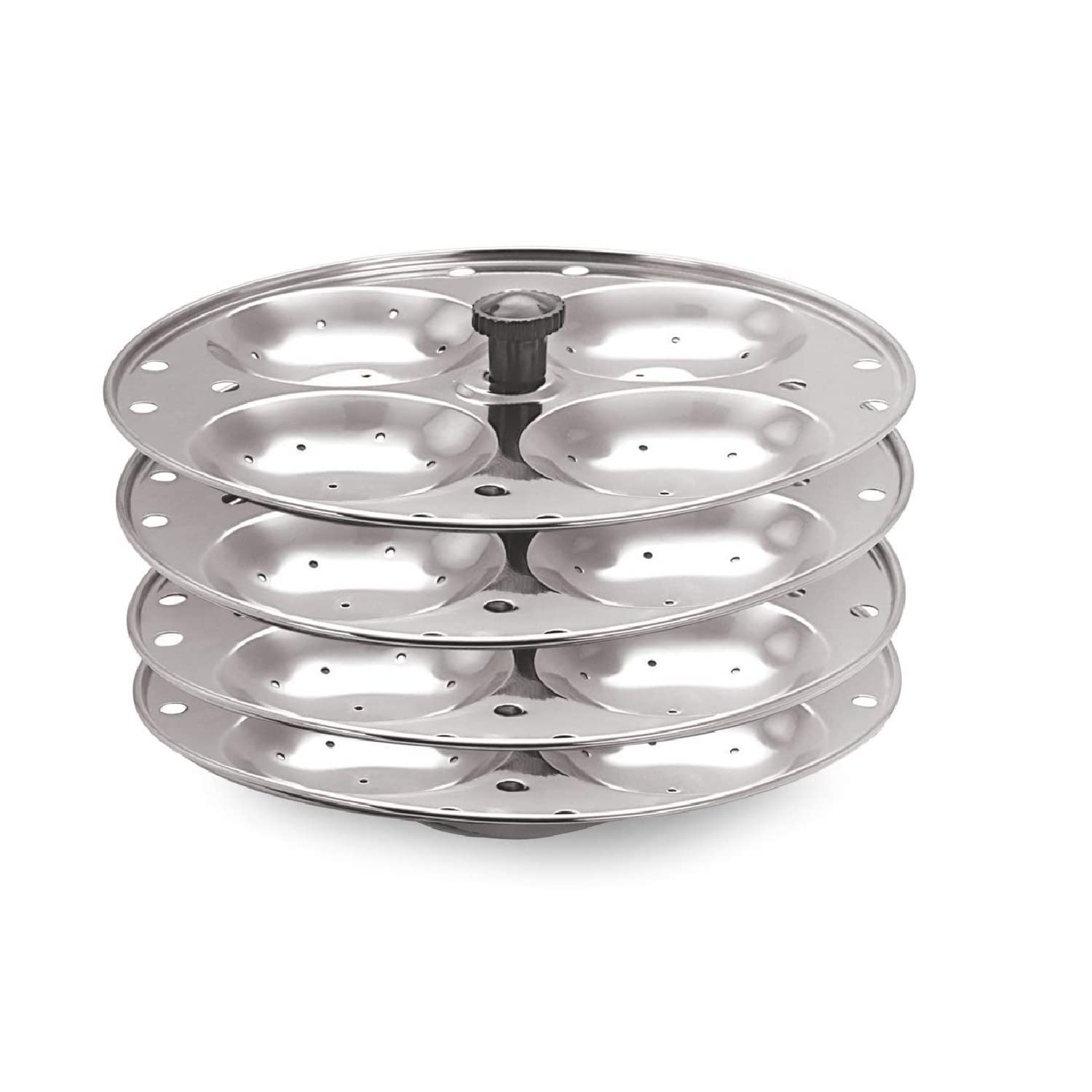 iKonbi Stainless steel Idli stand/Idli maker 4x4 plates 16