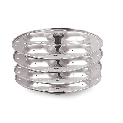 iKonbi Stainless steel Idli stand/Idli maker 4x4 plates 16