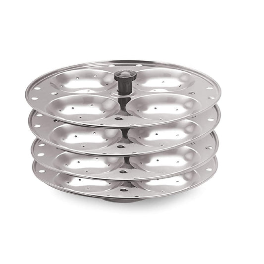 iKonbi Stainless steel Idli stand/Idli maker 4x4 plates 16