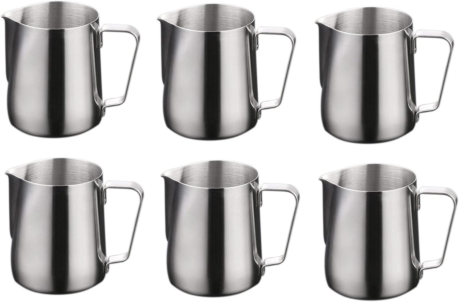 iKonbi Stainless Steel Milk Jugs – 600 ml, Set of