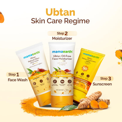 Mamaearth Ubtan Face Wash: Tan Removal, Turmeric & Saffron, 150 ml