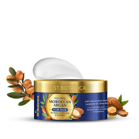 StBotanica Moroccan Argan Hair Mask: Deep Conditioning, 200 ml