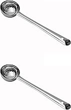 iKonbi Stainless Steel Deep Ladle Soup/Milk Ladle/Karchi Cooking and Serving Spoon for Kitchen Pack of 2, Deep Ladle