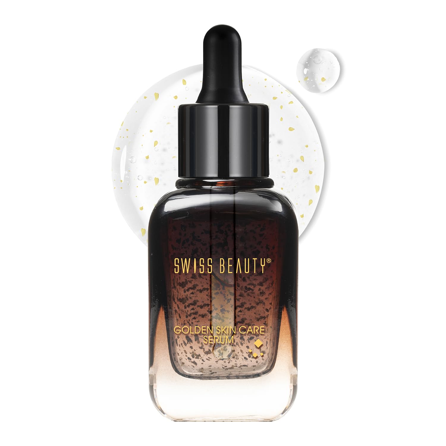 Swiss Beauty 24K Gold FaceSerum For Glowing Skin | Light Weight, Non Greasy Serum With Ant