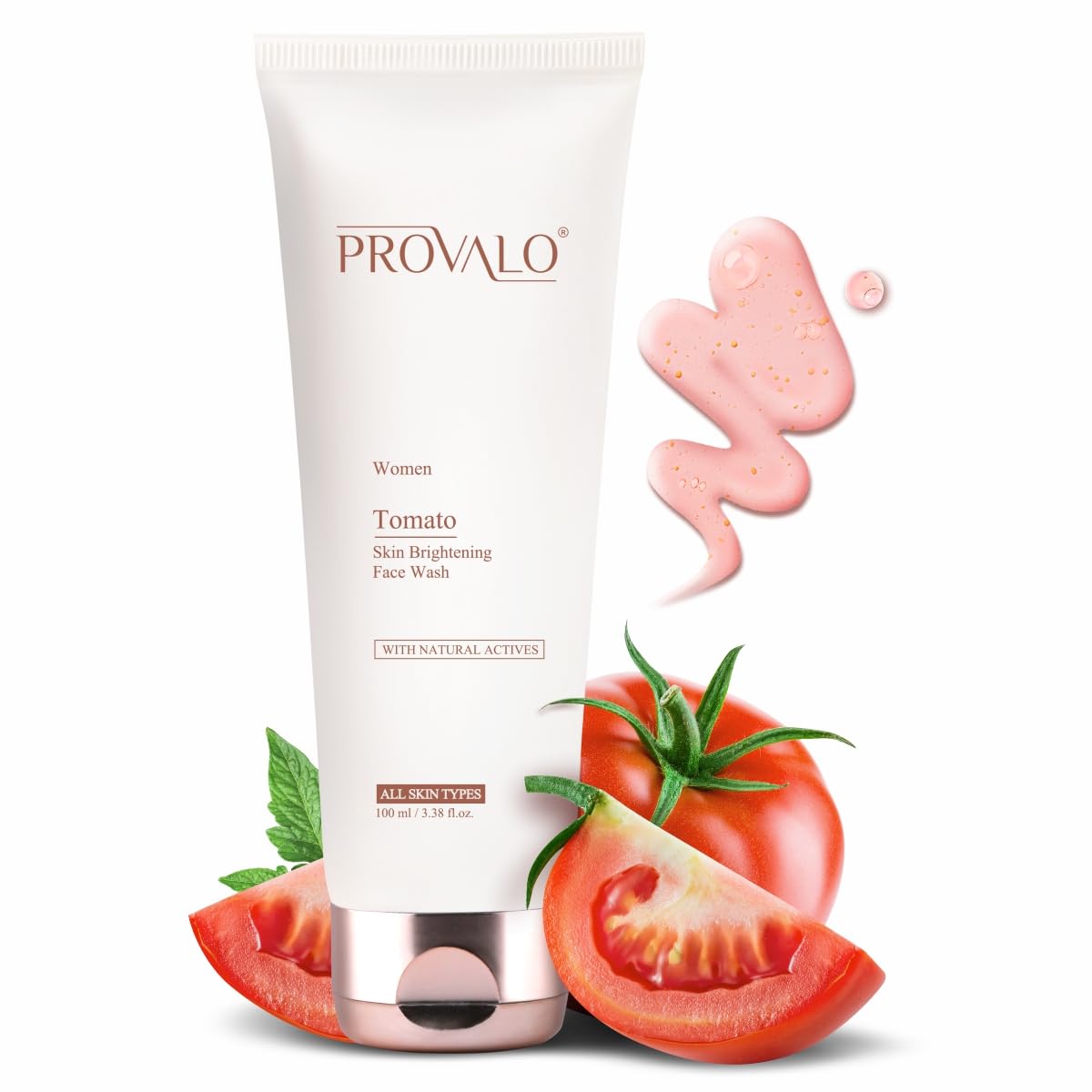 Women Skin Brightening Gel FaceWash with Tomato for Radiant & Glowing Skin - (for All Skin