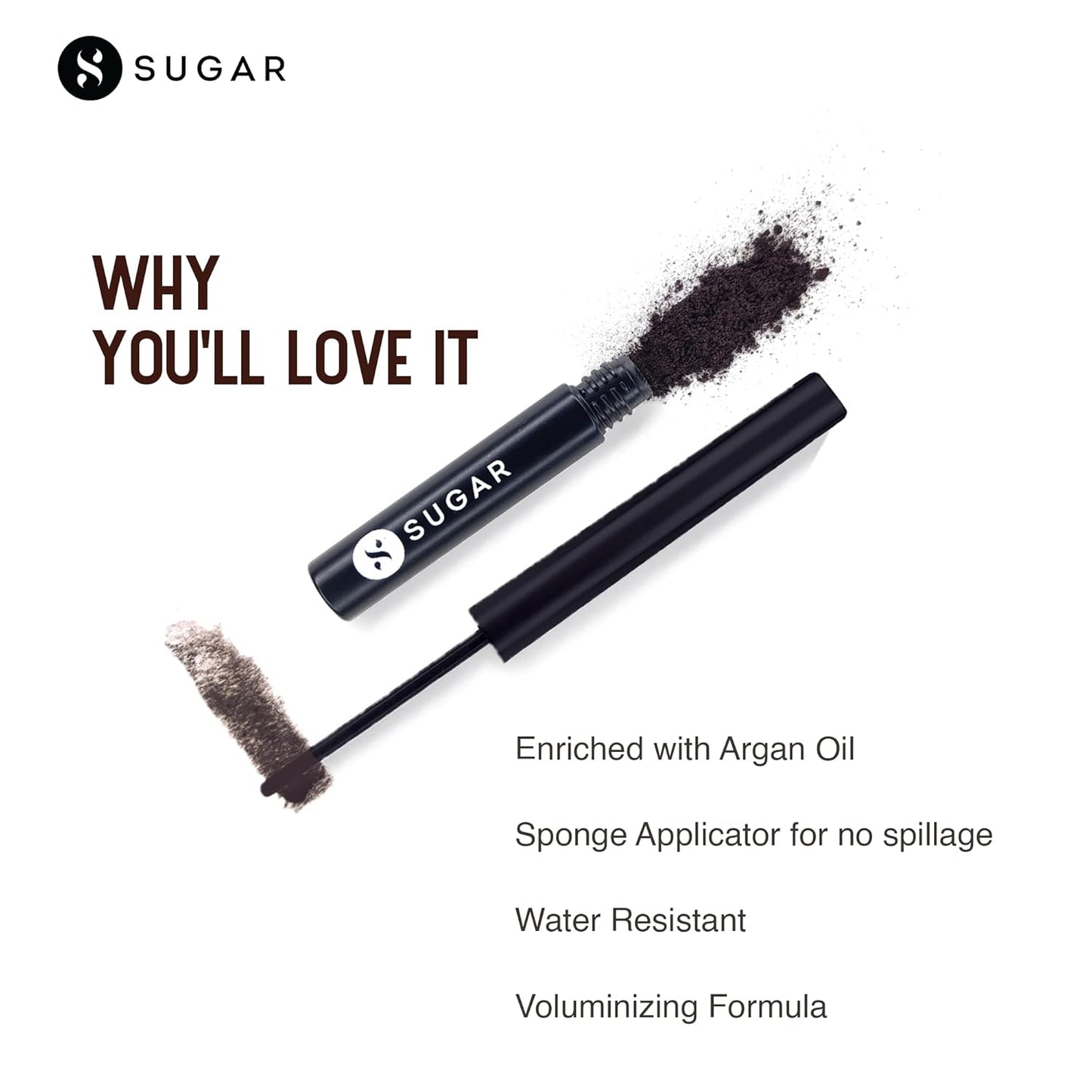 SUGAR Cosmetics Arch Arrival Brow Powder: 04 Felix Onyx Black