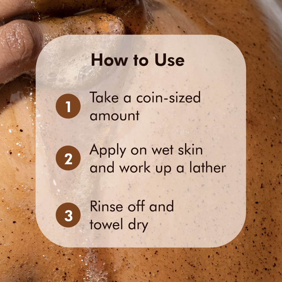 mCaffeine Espresso Coffee Body Wash: Exfoliating, 300 ml