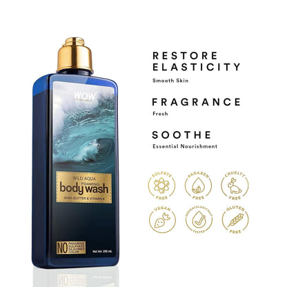 WOW Wild Aqua Foaming Body Wash: 250 ml