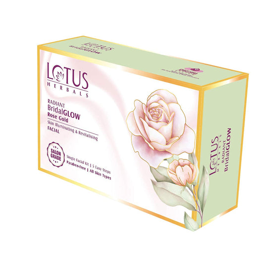 Lotus Herbals Radiant Bridal Glow Skin Illuminating Facial Kit: