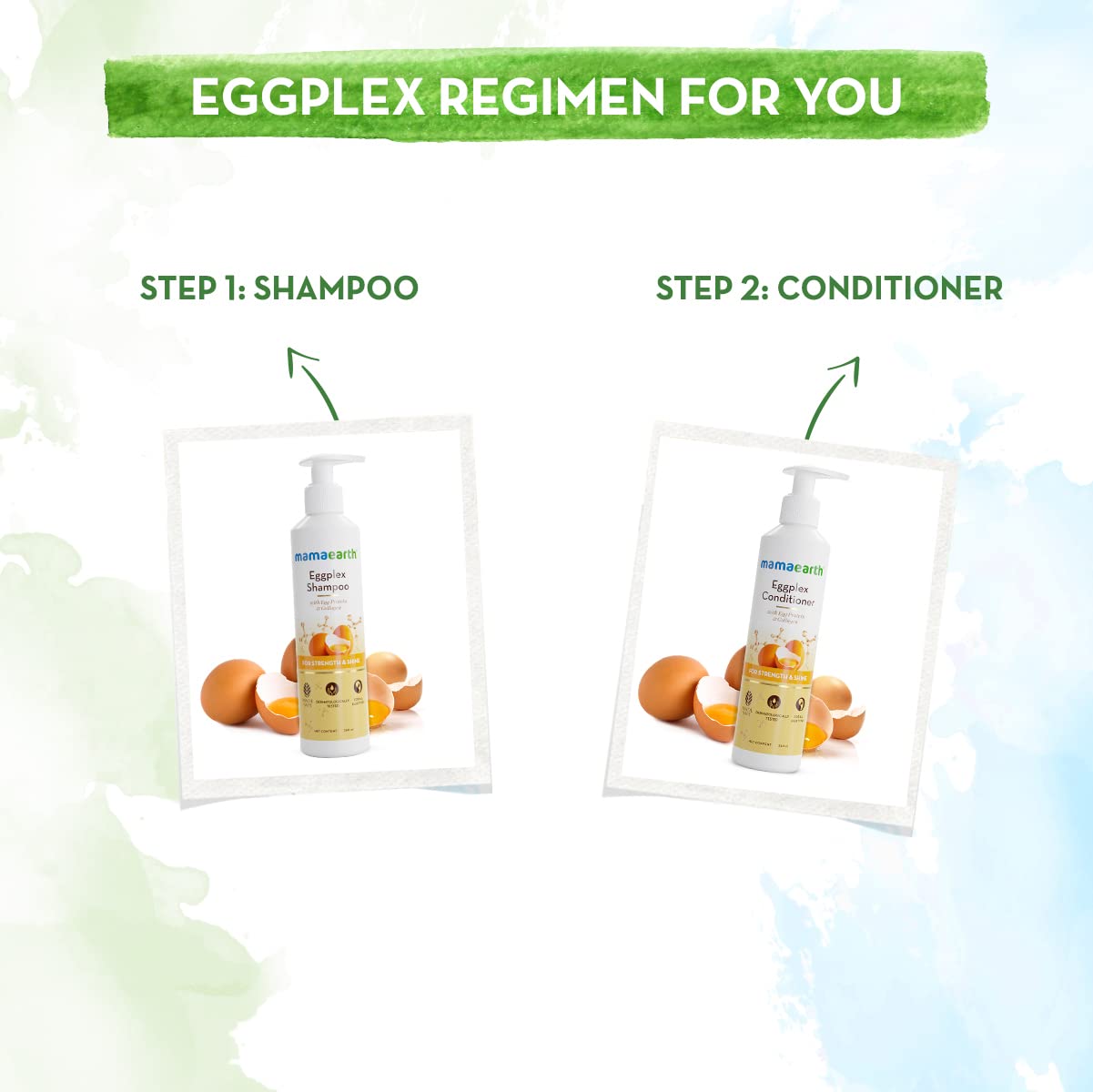 Mamaearth Eggplex Shampoo: Egg Protein & Collagen, 250 ml