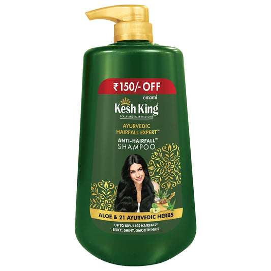 Kesh King Anti Hairfall Shampoo: 21 Herbs & Aloe Vera, 1000