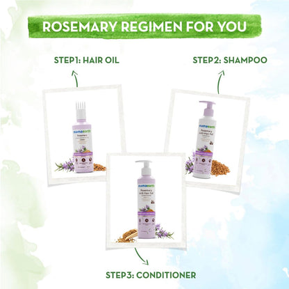 Mamaearth Rosemary Anti Hair Fall Shampoo: Rosemary & Methi Dana, 250 ml
