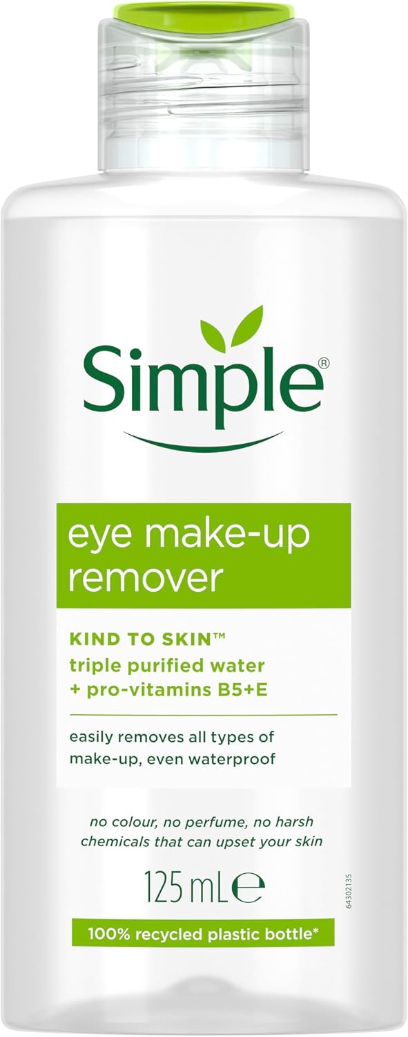Simple Kind to Skin Eye Make-Up Remover oil-free for sensitive skin 125 ml