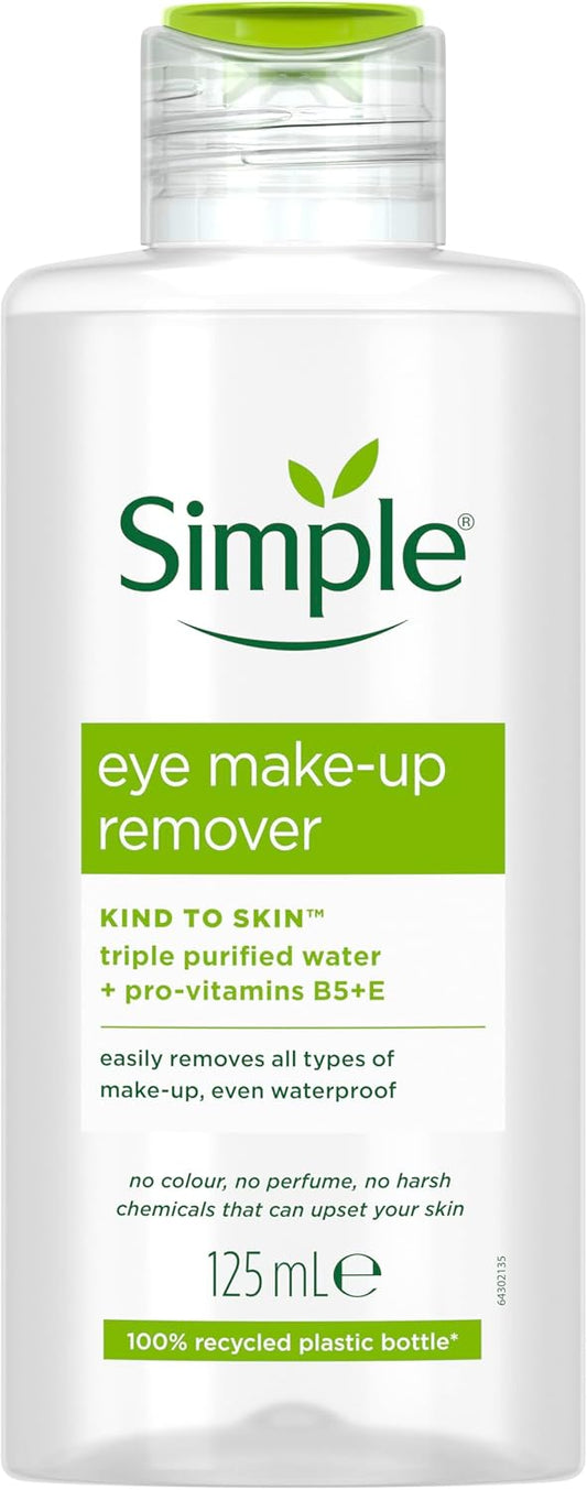 Simple Kind to Skin Eye Make-Up Remover oil-free for sensitive skin 125 ml