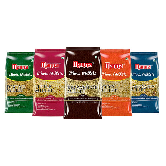Manna Millets Browntop: 500g, Pack of
