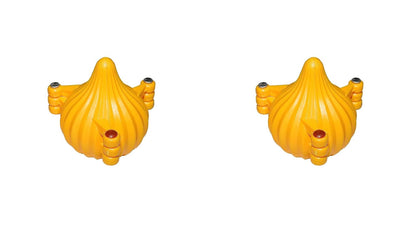 iKonbi Bappa Special 3 Fold Modak Mold Small Size No 1 Set of 2 Pieces idle as Sancha Mould for modak ladoo peda Choclate Cake Muffin for Ganpati