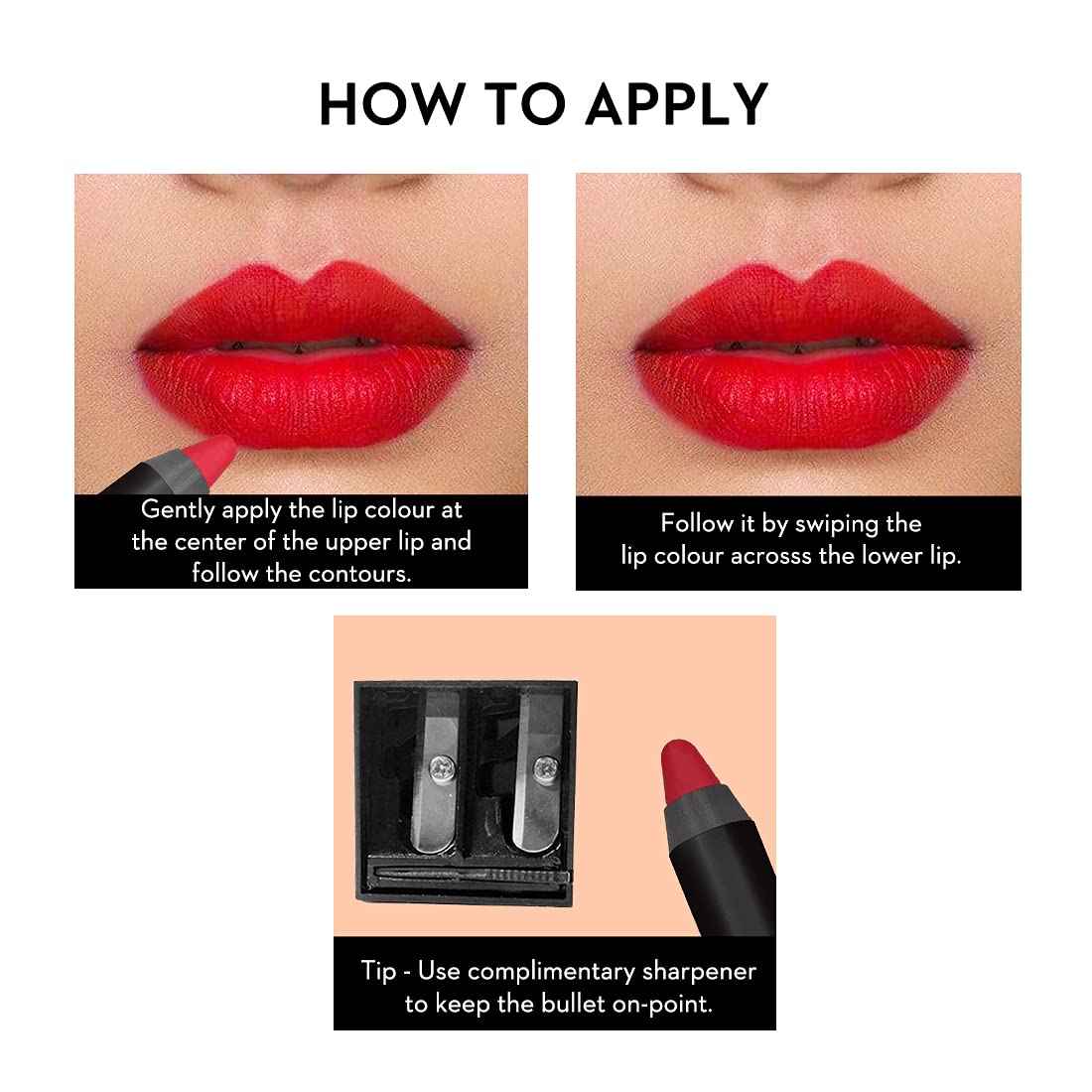 SUGAR Cosmetics Matte As Hell Crayon Lipstick: 30 Lillian Rose (Magenta)