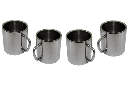 iKonbi Set of 4 Double Wall Small Sober Tea Cups