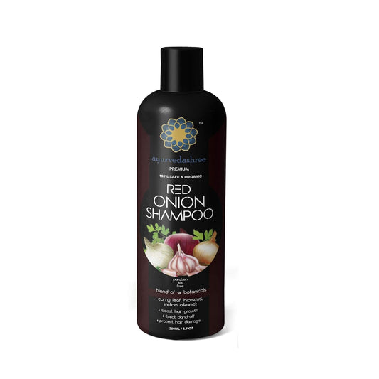 Ayurvedashree Red Onion Hair Growth & Fall Control Shampoo,