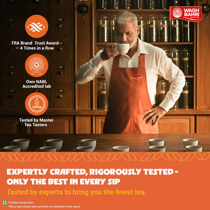 Wagh Bakri Strong & Refreshing Premium Leaf Tea Direct from India